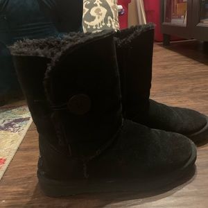 Black UGG boots